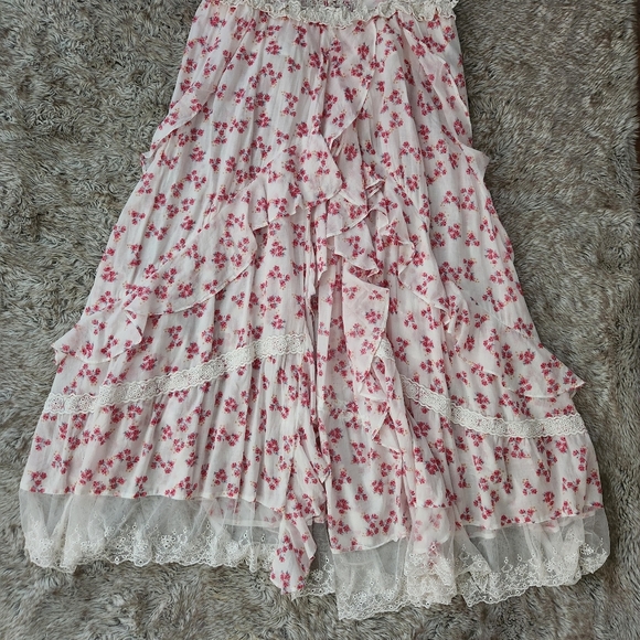 Intimately Free People Heart Desire‎ Bodysuit Dress True Ivory Combo Women's XL - Picture 3 of 12